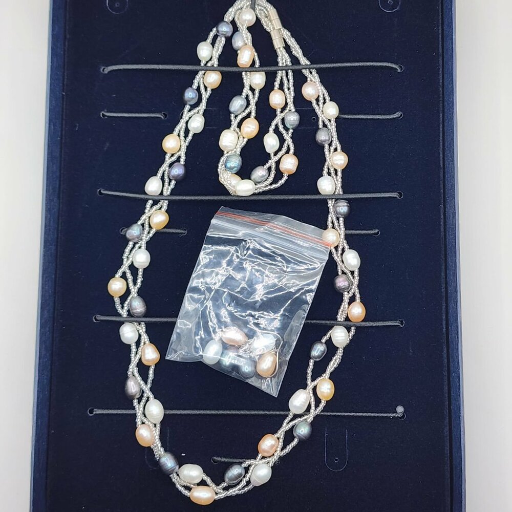 Pearl Radiance Necklace, Earrings and Bracelet